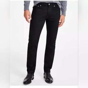 CALVIN KLEIN Men's Black Slim Fit Jeans